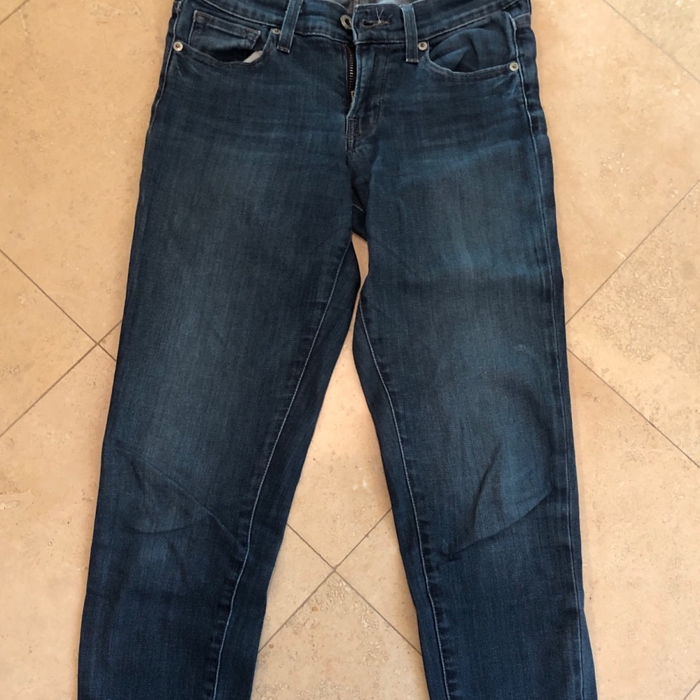 Lucky Brand Dark Wash Skinny Jeans.